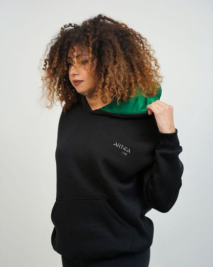 Hoodie ECRIN/Capuche satinée