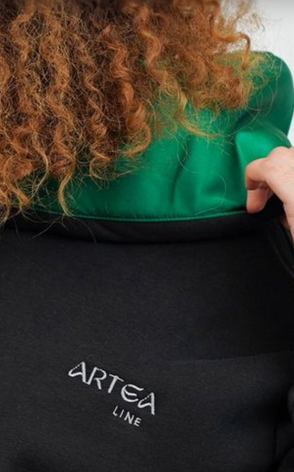 Hoodie ECRIN/Capuche satinée